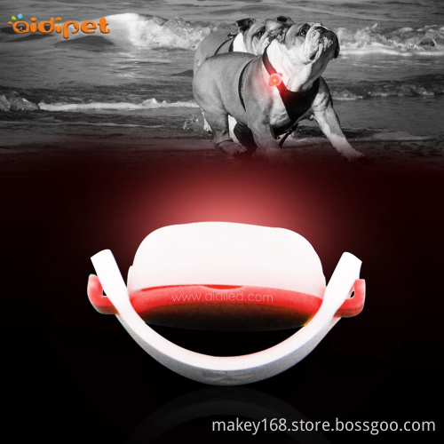 Light Weight Waterproof Led Dog Collar Light Flasher